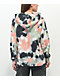 A-Lab Freela Drip Smile Face Pink, Blue & Teal Bleach Dye Hoodie