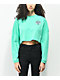 A-Lab Gayle Better Together Teal Long Sleeve Crop T-Shirt - Thumbnail image 2 of 3