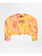 A-Lab Gayle camiseta corta de manga larga tie dye anaranjada
