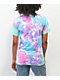 A-Lab Go With The Flow Purple & Blue Tie Dye T-Shirt - Thumbnail image 2 of 3