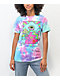 A-Lab Go With The Flow Purple & Blue Tie Dye T-Shirt - Thumbnail image 1 of 3