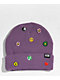 A-Lab Keeping The Peace Embroidered Purple Beanie