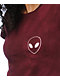 A-Lab Kito Alien Burgundy Pocket T-Shirt