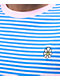 A-Lab Lil Buddy Blue & Pink Stripe Knit T-Shirt - Thumbnail image 2 of 3