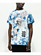 A-Lab Never Grow Up Blue & White Tie Dye T-Shirt