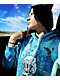 A-Lab Never Grow Up Blue Tie Dye Hoodie - Thumbnail image 3 of 8
