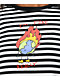A-Lab Quinnie I'm Fine Earth Black & White Stripe T-Shirt - Thumbnail image 3 of 3