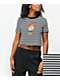 A-Lab Quinnie I'm Fine Earth Black & White Stripe T-Shirt - Thumbnail image 1 of 3