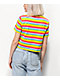 A-Lab Quinnie Pink & Yellow Stripe T-Shirt