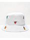 A-Lab Quipster White Embroidered Bucket Hat - Thumbnail image 3 of 4