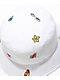 A-Lab Quipster White Embroidered Bucket Hat - Thumbnail image 4 of 4