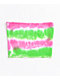 A-Lab Rayne camiseta tubo tie dye a rayas rosas y verdes