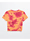 A-Lab Serina Daisy Tie Dye Crop T-Shirt