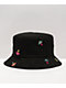 A-Lab Shroom Embroidered Black Bucket Hat