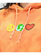 A-Lab Visualize Peace Orange Tie Dye Hoodie - Thumbnail image 3 of 4