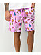 A-Lab Wavelength Pink Tie Dye Sweat Shorts