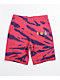 A-Lab Wavelength shorts de chándal tie dye rosa y azul