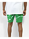 A-Lab Wavelength shorts de chándal tie dye verde y azul