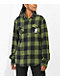 A Lost Cause Back On Olive Green Flannel Shirt 