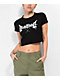 A Lost Cause Dark Crystal Black Crop T-Shirt - Thumbnail image 1 of 3
