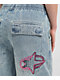 A.LAB Analog Cables Mega Rave Light Blue Wash Cargo Jeans - Thumbnail image 3 of 5