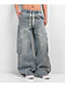 A.LAB Analog Cables Mega Rave Light Blue Wash Cargo Jeans - Thumbnail image 2 of 5