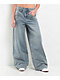 A.LAB Analog Star Blue Wash Ultra Loose Jeans - Thumbnail image 1 of 6