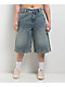 A.LAB Analog Star Cable Denim Shorts - Thumbnail image 6 of 7