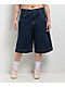 A.LAB Analog Star Turntable Denim Shorts - Thumbnail image 3 of 7