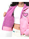A.LAB Aurora Pink Sherpa Crop Hoodie - Thumbnail image 4 of 4