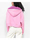 A.LAB Aurora Pink Sherpa Crop Hoodie - Thumbnail image 2 of 4