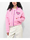 A.LAB Aurora Pink Sherpa Crop Hoodie - Thumbnail image 1 of 4