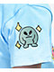 A.LAB Ballina Embroidered Blue Crop T-Shirt - Thumbnail image 5 of 5