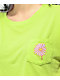 A.LAB Ballina Flower Power Green Crop T-Shirt - Thumbnail image 4 of 4