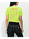 A.LAB Ballina Flower Power Green Crop T-Shirt - Thumbnail image 1 of 4