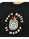 A.LAB Be Worry Black T-Shirt - Thumbnail image 2 of 2