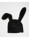 A.LAB Black Plush Bunny Beanie - Thumbnail image 1 of 2