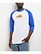 A.LAB Boxing Jerry White & Blue Three Quarter Sleeve T-Shirt - Thumbnail image 2 of 4