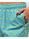 A.LAB Calisto Flower Blue Terry Cloth Shorts - Thumbnail image 3 of 5