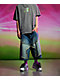 A.LAB Chain Star Blue Wash Mega Wide Denim Shorts - Thumbnail image 6 of 9