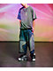 A.LAB Chain Star Blue Wash Mega Wide Denim Shorts - Thumbnail image 9 of 9