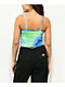 A.LAB Cherry Together Blue & Green Tie Dye Tank Top - Thumbnail image 2 of 4