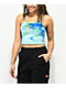 A.LAB Cherry Together Blue & Green Tie Dye Tank Top - Thumbnail image 1 of 4