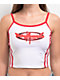 A.LAB Cherry White & Red Crop Tank Top - Thumbnail image 3 of 3