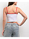 A.LAB Cherry White & Red Crop Tank Top - Thumbnail image 2 of 3
