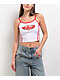 A.LAB Cherry White & Red Crop Tank Top - Thumbnail image 1 of 3