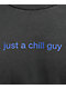 A.LAB Chill Guy Washed Black T-Shirt - Thumbnail image 2 of 3