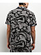 A.LAB Cruise Grey Terry Short Sleeve Button Up Shirt - Thumbnail image 2 of 4