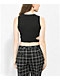 A.LAB Darbie Chibi World Black Cut Out Crop Tank Top - Thumbnail image 2 of 4