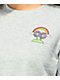 A.LAB Dita Rainbow Grey Crop Long Sleeve T-Shirt - Thumbnail image 3 of 4